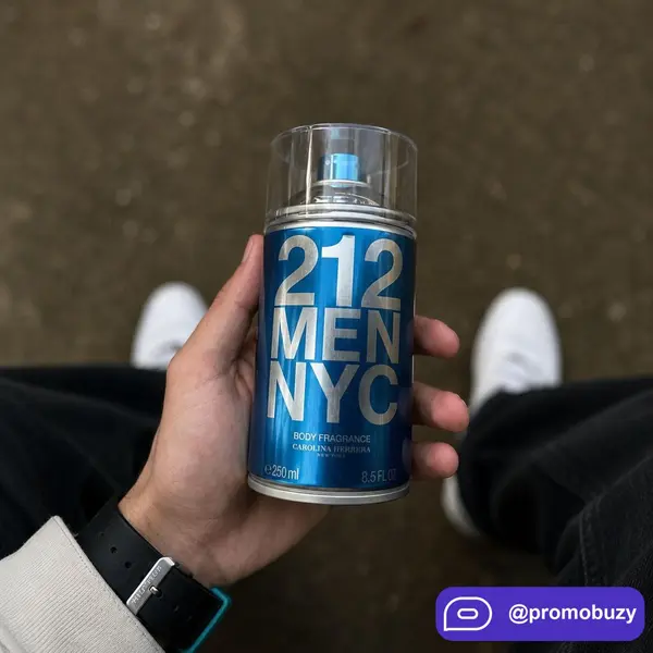 Body Spray Carolina Herrera 212 Men NYC 250ml