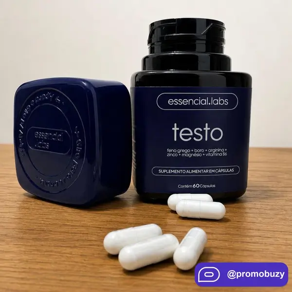 Testo Essencial - Precursor da Testosterona 60caps