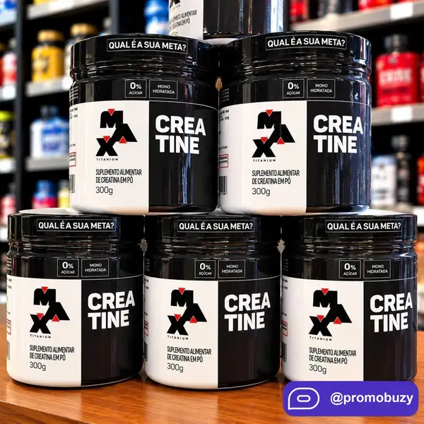 Kit com 2x Creatina 100% Max Titanium 300g