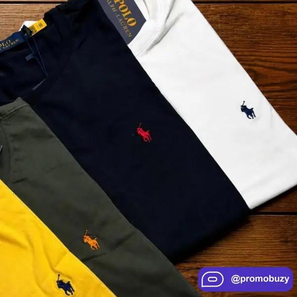 Kit Camisetas Ralph Lauren 2un Slim Fit