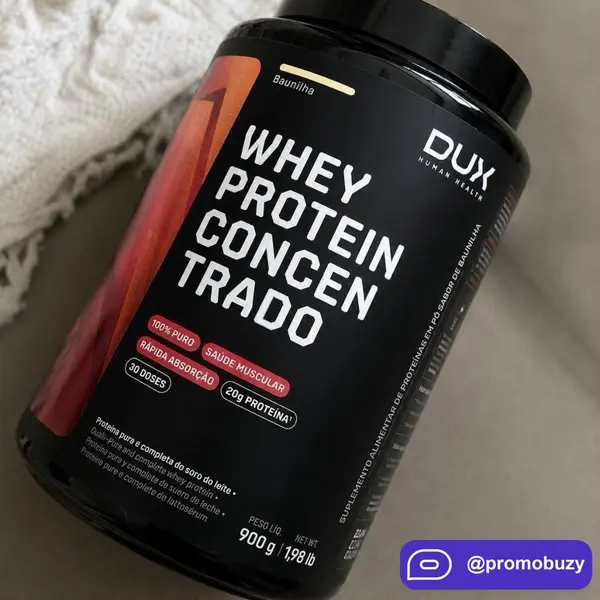 Whey Protein DUX Concentrado 900g | Cookies