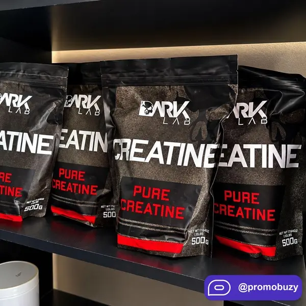 Kit com 3x Creatina 100% Pura Dark Lab 500g