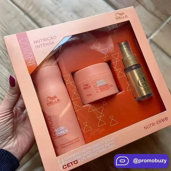 Kit Wella Professionals Invigo Nutri-enrich + Oil Reflection