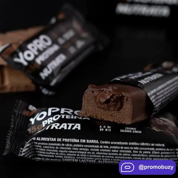 Barra de Proteína YoPRO Nutrata | Display 12 Unidades de 55g
